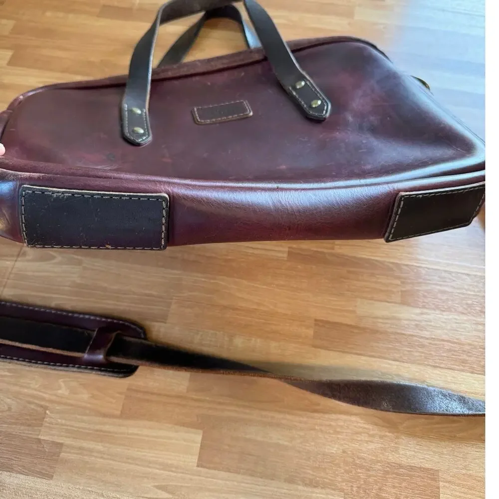 Gustin Horween Leather Briefcase - Chromexcel #8